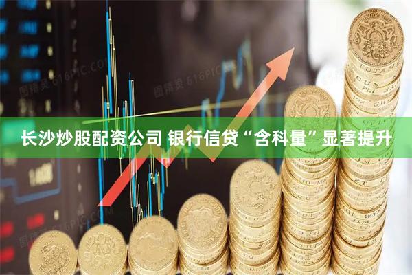 长沙炒股配资公司 银行信贷“含科量”显著提升