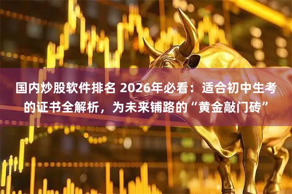 国内炒股软件排名 2026年必看：适合初中生考的证书全解析，为未来铺路的“黄金敲门砖”